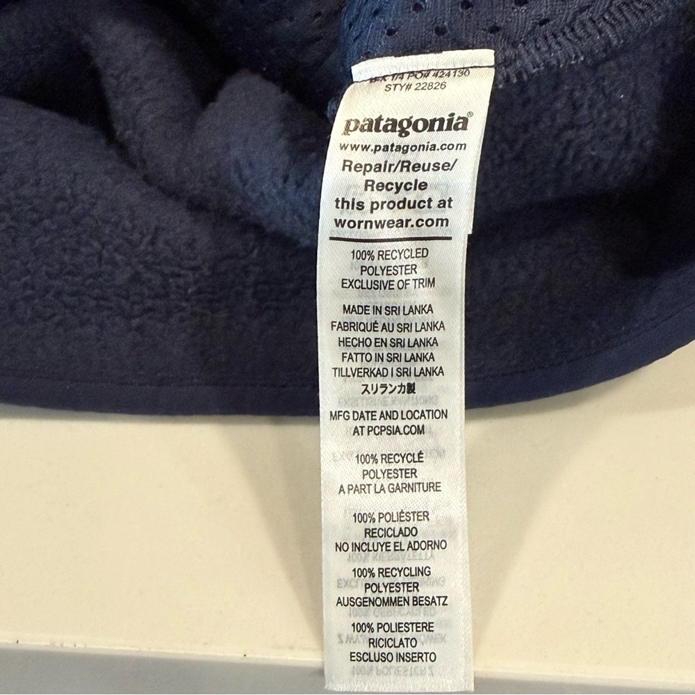 Patagonia Retro Pile Vest Men's XL Blue Navy Full Zip Pile Fleece Outdoor - Picture 6 of 15